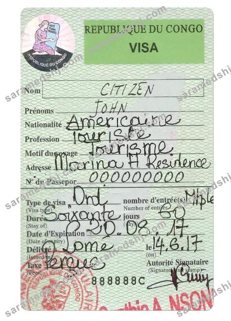 CONGO travel visa
